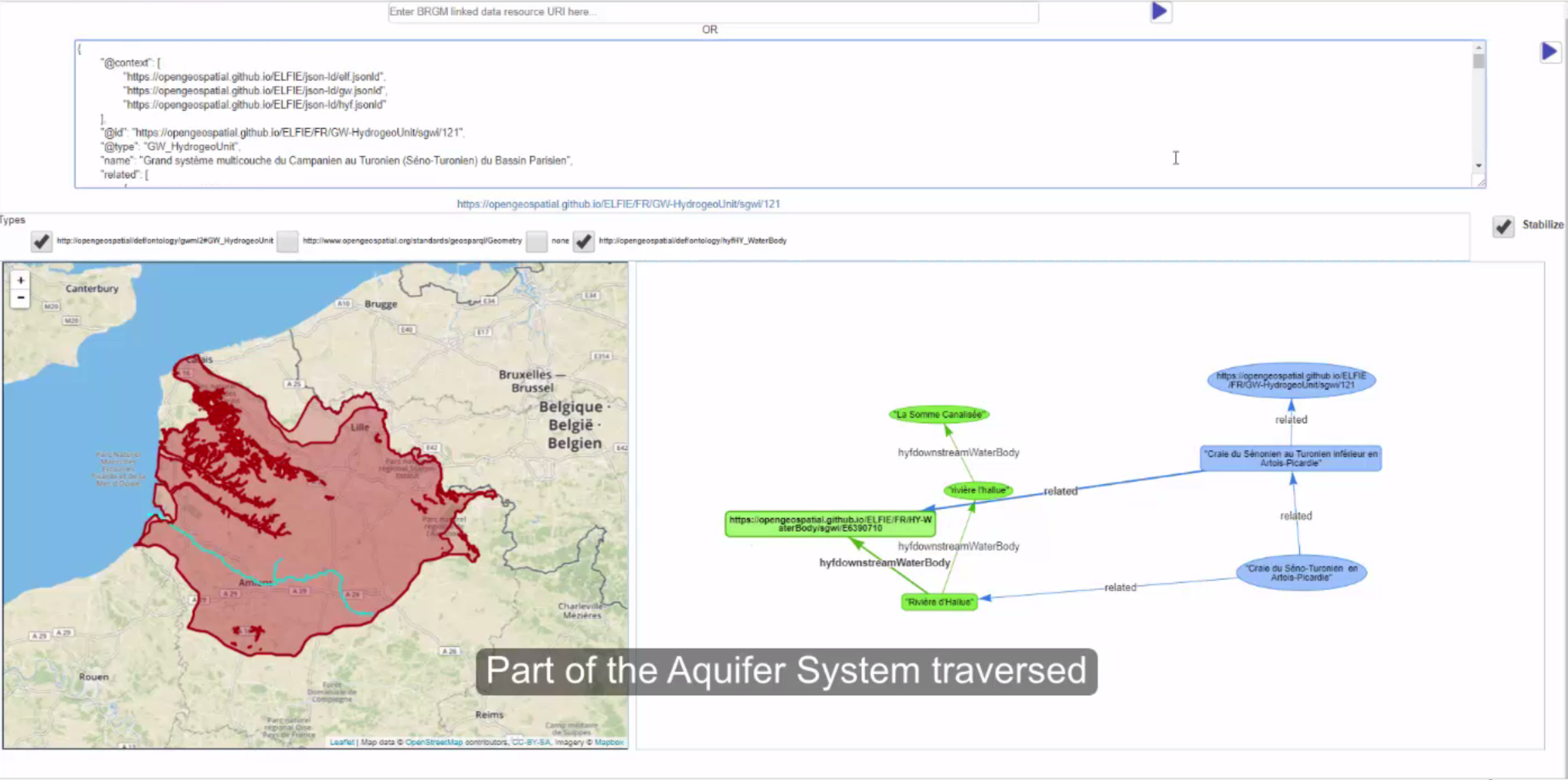 Screenshot3 of Surface-ground water networks interaction Demo 